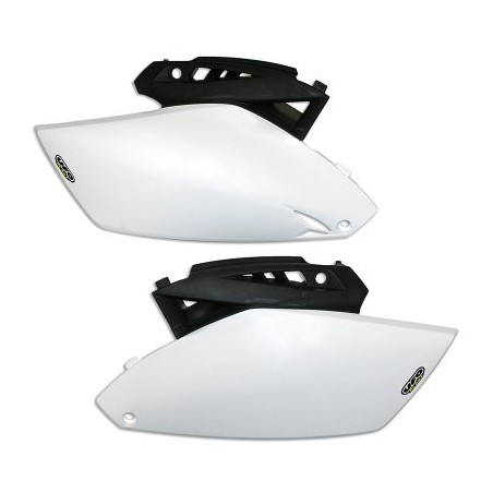 UFO BOCZKI TYLNE YAMAHA YZF 250 '10-'12 KOLOR BIAŁY