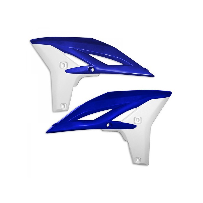 UFO OSŁONY CHŁODNICY YAMAHA YZF 250 '11-'13, WRF 450 '12-'15 KOLOR OEM (BIAŁY/NIEBIESKI)