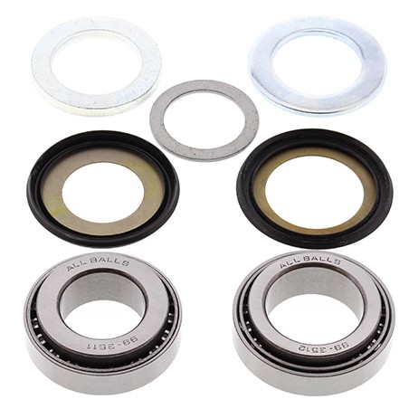 ALL BALLS ŁOŻYSKA GŁÓWKI RAMY Z USZCZELNIACZAMI HONDA CB 400 F/A/T '75-'84, CB 450N, CX 500 '78-'86, XL125V VARADERO '01-'11