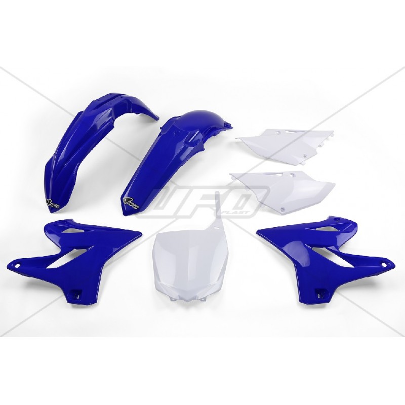 UFO KOMPLET PLASTIKÓW YAMAHA YZ 125 2015-2021, YZ 250 2015-2021 KOLOR OEM (NIEBIESKI/BIAŁY)