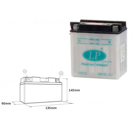 LANDPORT AKUMULATOR YB10L-A2 12V 11AH 136X91X146 (5)