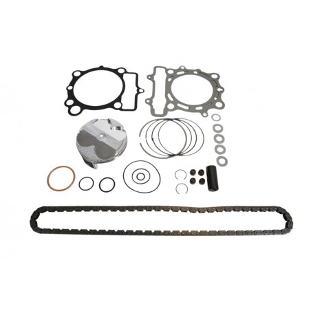 VERTEX 2025/02 ZESTAW NAPRAWCZY GÓRY SILNIKA KAWASAKI KX 250 F (KXF250) '21-'22 (STD. + 0.02MM 77.97MM) (14.1:1) (TŁOK, USZCZELK