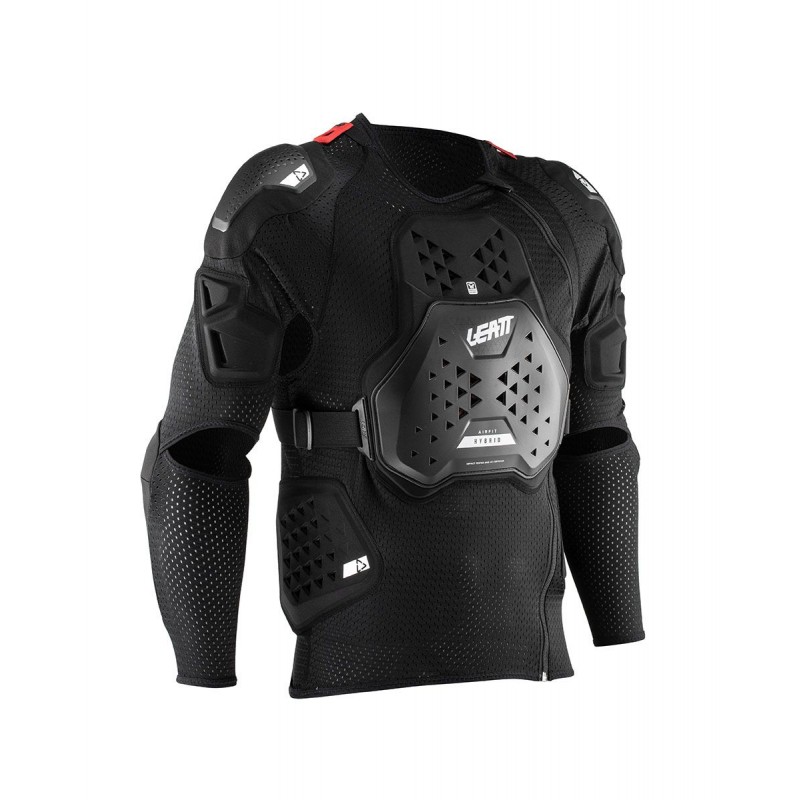 LEATT (2021/2022) OCHRANIACZ KLATKI PIERSIOWEJ Z OCHRANIACZEM PLECÓW 3DF AIRFIT HYBRID BODY PROTECTOR ROZMIAR S/M