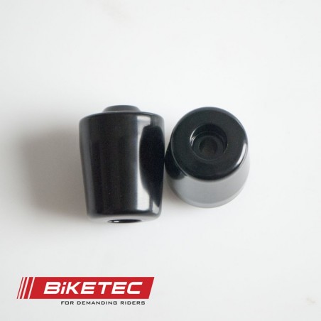 BIKETEC KOŃCÓWKI/CIĘŻARKI KIEROWNICY YAMAHA (PATRZ OPIS DODATKOWY) KOLOR CZARNY OEM:39P-26246-00-00