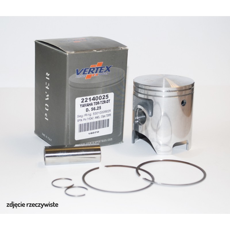 VERTEX TŁOK YAMAHA DT 125 (DT125) R, TDR 125/250, TZR 125 '88-'06, 55,95MM, NOMINAŁ