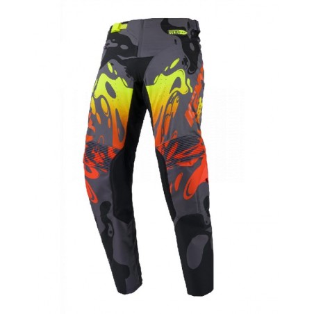 KENNY RACING SPODNIE CROSS/ENDURO MODEL PERFORMANCE STEEL KOLOR SZARY/CZARNY/CZERWONY/ŻÓŁTY ROZMIAR 36