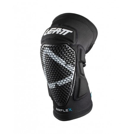 LEATT (2021/2022) NAKOLANNIKI OCHRANIACZE KOLAN AIRFLEX PRO KNEE GUARD BLACK KOLOR CZARNY ROZMIAR S