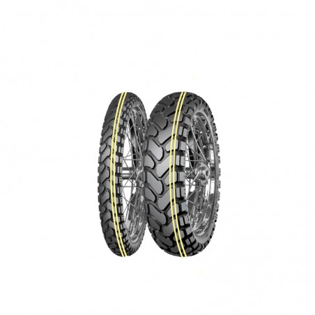 MITAS OPONA 120/70B19 ENDURO TRAIL+ DAKAR (PODWÓJNY ŻÓŁTY PASEK) 60H M+S PRZÓD DOT 26/2024 (460032) (zamiennik:70000545)