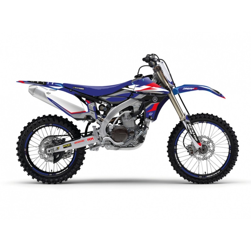 BLACKBIRD KOMPLET NAKLEJEK (OKLEIN) YAMAHA YZ 450F '10-'13 DREAM 5 KOLOR NIEBIESKI CZARNY