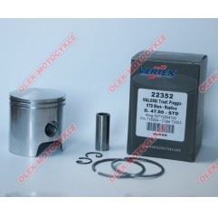 VERTEX TŁOK MALOSSI (PIAGGIO, GILERA) (47,00MM NOMINAŁ) SWORZEŃ 12MM (PIERŚCIENIE 52712004700 X 2)