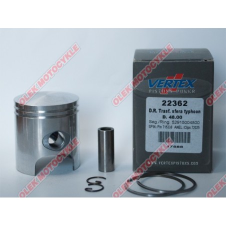 VERTEX TŁOK TOP PERFORMANCES SKUTERY 50 (KIT 75CCM) (47,95MM NOMINAŁ) SWORZEŃ 12MM