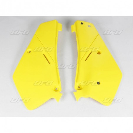 UFO BOCZKI TYLNE SUZUKI RM 80 '86-'99 KOLOR ŻÓŁTY
