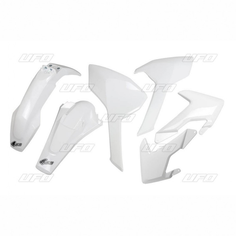 UFO KOMPLET PLASTIKÓW HUSQVARNA TE/TX 125/250/300 '17-19, FE 250/350/450/501 '17-19 KOLOR OEM '19