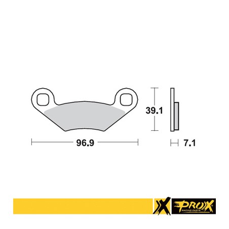 PROX KLOCKI HAMULCOWE KH159 POLARIS SPORTSMAN / SCRAMBLER / OUTLAW / XPLORER / TRAIL BLAZER / TRAIL BOSS