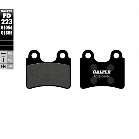 GALFER KLOCKI HAMULCOWE KH303