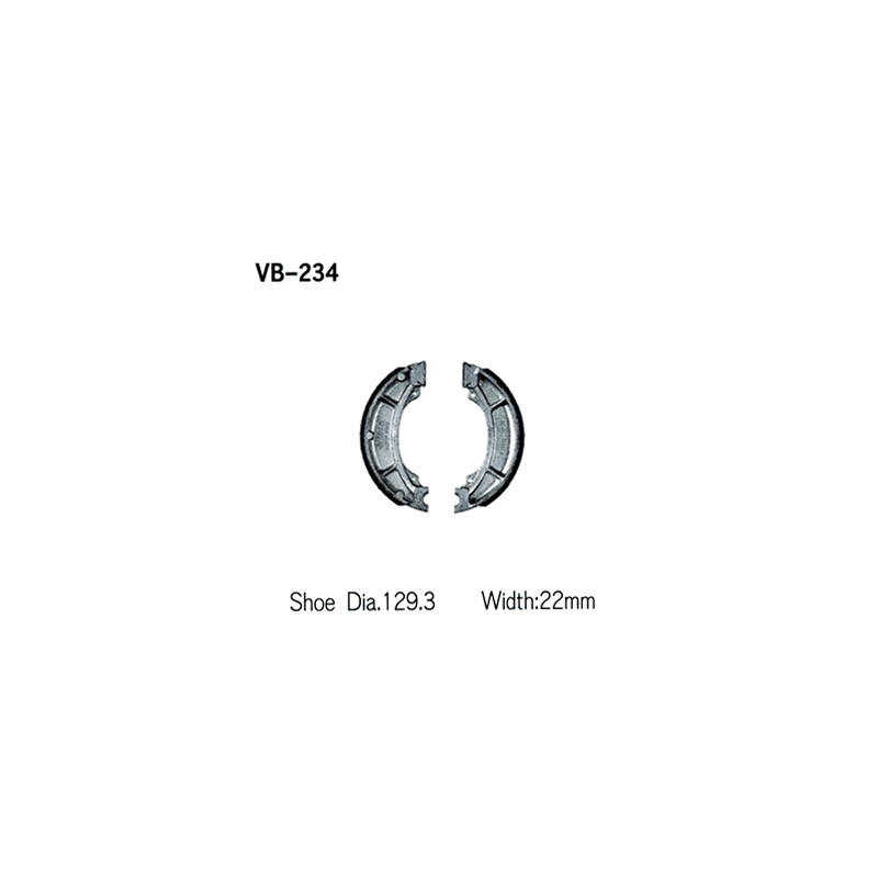 VESRAH SZCZĘKI HAMULCOWE YAMAHA YZ 125 '84, YZ 250 '82-84, YZ 465 '80-82, YZ 490 '82-84, IT 250 '84, IT 465 '81-82, IT 490 '82-8