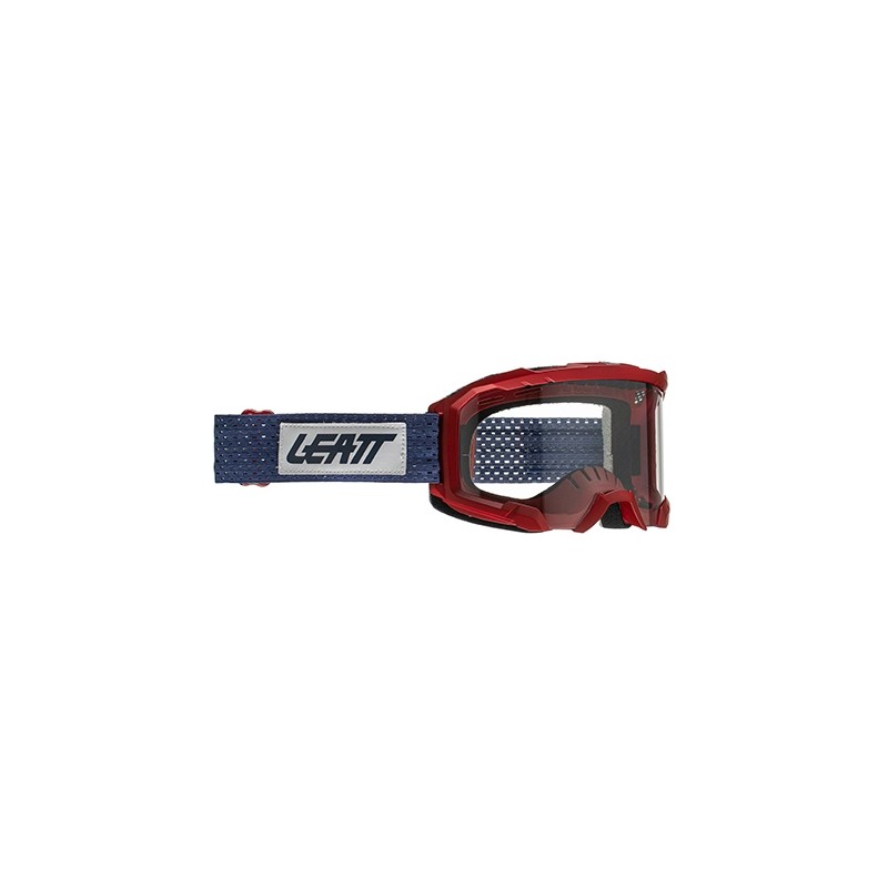 LEATT (2021/2022) GOGLE VELOCITY 4.0 MTB GOGGLE CHILLI LENS CLEAR 83% - KOLOR BORDOWY/GRANATOWY SZYBKA PRZEŹROCZYSTA