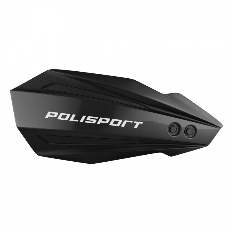POLISPORT OSŁONY RĄK (HANDBARY) MODEL BULLIT Z UNIWERSALNYM ZESTAWEM MONTAŻOWYM 22/28 RIEJU MR 250/300 '21-'25 KOLOR CZARNY