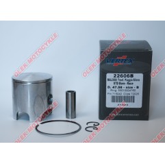 VERTEX TŁOK MALOSSI (PIAGGIO, GILERA) 47,57MM SWORZEŃ 12MM (PIERŚCIENIE 53010004760 X 1 SZT.)