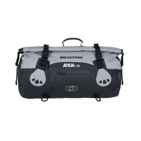 OXFORD TORBA AQUA T-30 ROLLBAG WODOODPORNA POJEMNOŚĆ 30L KOLOR CZARNY/SZARY