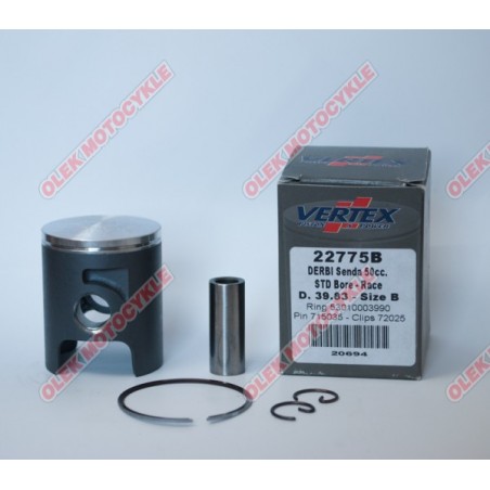 VERTEX TŁOK DERBI (PIERŚCIENIE 53010003990 X 1 SZT.) (39,82MM) SWORZEŃ 12MM