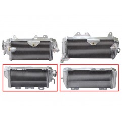 PSYCHIC CHŁODNICA KAWASAKI KX 450F (KXF 450) '10-'15 WZMOCNIONA O STANDARDOWEJ POJEMNOŚCI PRAWA (SZT.) (OEM: 39061-0172)