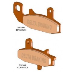 DELTA BRAKING KLOCKI HAMULCOWE KH147 - ZASTĘPUJE DB2740MX-D ORAZ DB2740QD-D