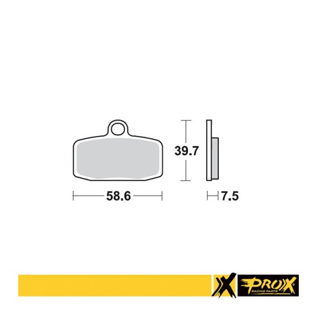 PROX KLOCKI HAMULCOWE KH612 KTM SX 85 '12-20, Freeride 250R '14-17, 350 '12-17 PRZÓD