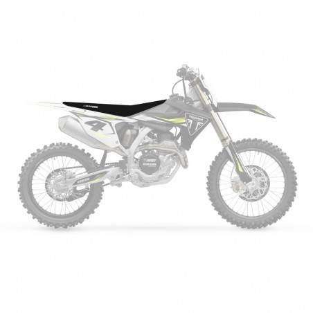 BLACKBIRD POKROWIEC / POSZYCIE NA SIEDZENIE TRIUMPH TF 250X '24-'25 ZEBRA KOLOR CZARNY