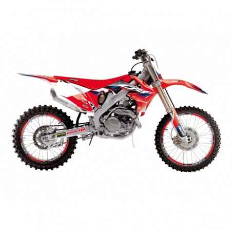 BLACKBIRD KOMPLET NAKLEJEK (OKLEIN) HONDA CRF 250R '10-'13 CRF 450R '09-'12 DREAM 5 KOLOR CZERWONY CZARNY