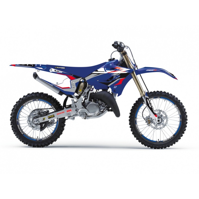 BLACKBIRD KOMPLET NAKLEJEK (OKLEIN) YAMAHA YZ 125/250 '15-'21 DREAM 5 KOLOR NIEBIESKI CZARNY BIAŁY