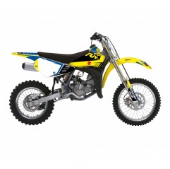 BLACKBIRD KOMPLET NAKLEJEK (OKLEIN) SUZUKI RM 85 '02-'25 DREAM 5 KOLOR ŻÓŁTY NIEBIESKI