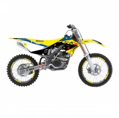 BLACKBIRD KOMPLET NAKLEJEK (OKLEIN) SUZUKI RMZ 250 '04-'06 DREAM 5 KOLOR NIEBIESKI ŻÓŁTY CZARNY