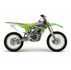 BLACKBIRD KOMPLET NAKLEJEK (OKLEIN) KAWASAKI KX 250F '04-'05 DREAM 5 KOLOR ZIELONY CZARNY