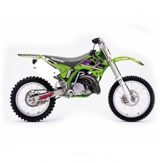BLACKBIRD KOMPLET NAKLEJEK (OKLEIN) KAWASAKI KX 125/250 '94-'98 DREAM 5 KOLOR ZIELONY CZARNY