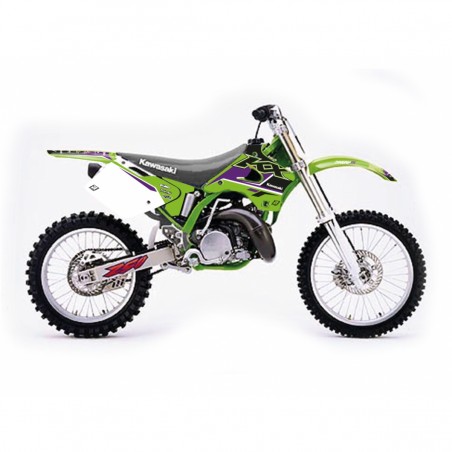 BLACKBIRD KOMPLET NAKLEJEK (OKLEIN) KAWASAKI KX 125/250 '94-'98 DREAM 5 KOLOR ZIELONY CZARNY