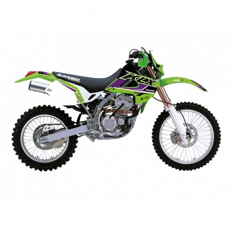 BLACKBIRD KOMPLET NAKLEJEK (OKLEIN) KAWASAKI KLX 300 '97-'08 DREAM 5
