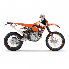 BLACKBIRD KOMPLET NAKLEJEK (OKLEIN) KTM EXC/EXC-F '05-'07, SX/SX-F '05-'06 DREAM 5 KOLOR POMARAŃCZOWY CZARNY
