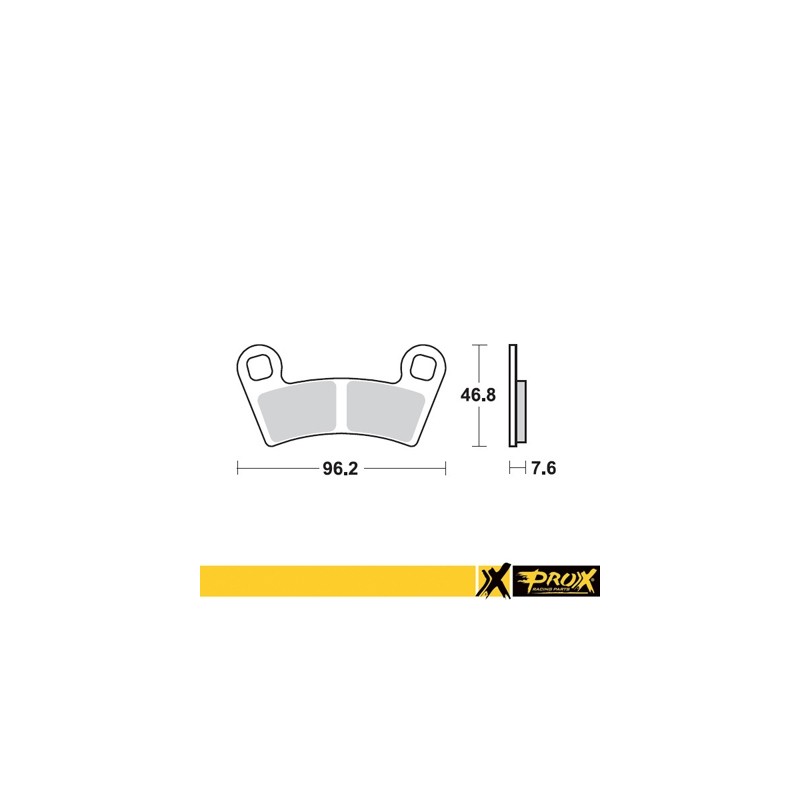 PROX KLOCKI HAMULCOWE KH456 POLARIS 450/525 Outlaw '08-11 PRZÓD