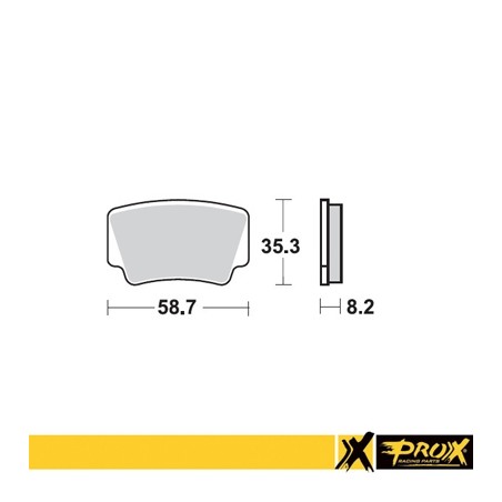 PROX KLOCKI HAMULCOWE KH463 KTM 450/505/525 SX/XC ATV '08-12 TYŁ