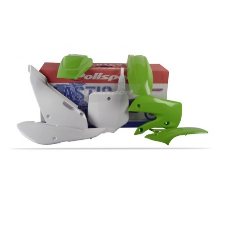 POLISPORT PROMOCJA KOMPLET PLASTIKÓW KAWASAKI KX65 '01-'20 KOLOR OEM '16-'20