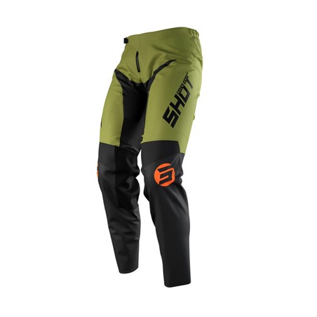 SHOT RACING (2021 NOWOŚĆ) SPODNIE CROSS/ENDURO PANTS DEVO STORM KAKI KOLOR KHAKI ZIELONY ROZMIAR 28
