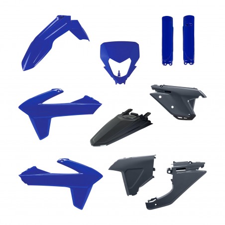 POLISPORT KOMPLET PLASTIKÓW (FULL KIT) SHERCO SE/SEF '25-'26 W ZESTAWIE OSŁONA LAMPY (8681100003) I OSŁONY AMORTYZATORÓW (839860