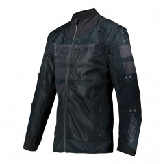 LEATT (2021/2022) KURTKA MOTO 4.5 X-FLOW JACKET BLACK KOLOR CZARNY ROZMIAR L