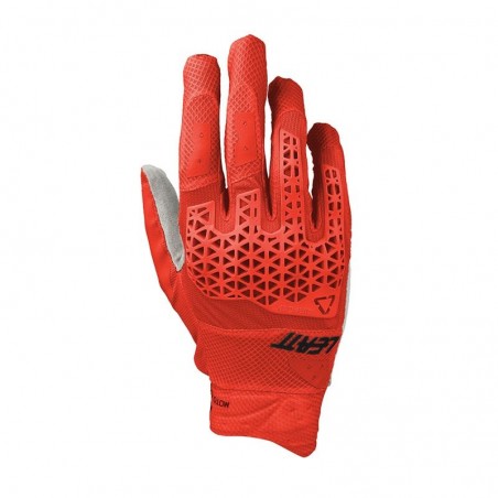 LEATT (2021/2022) RĘKAWICE MOTO 4.5 LITE GLOVE RED KOLOR CZERWONY ROZMIAR S