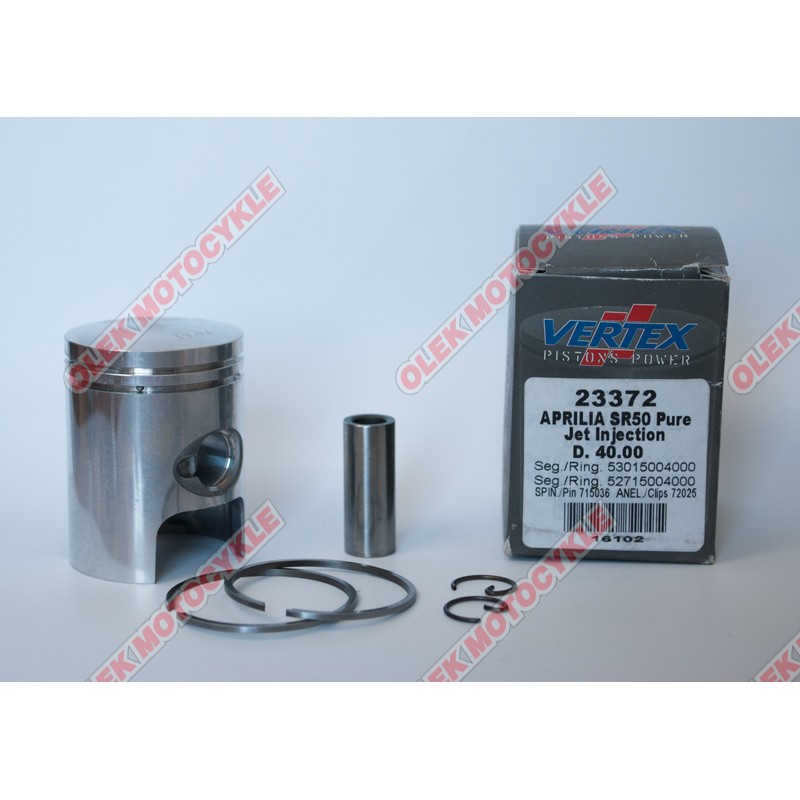 VERTEX TŁOK APRILIA 50 SKUTER SR50 40,60 MM (+0,60 MM)