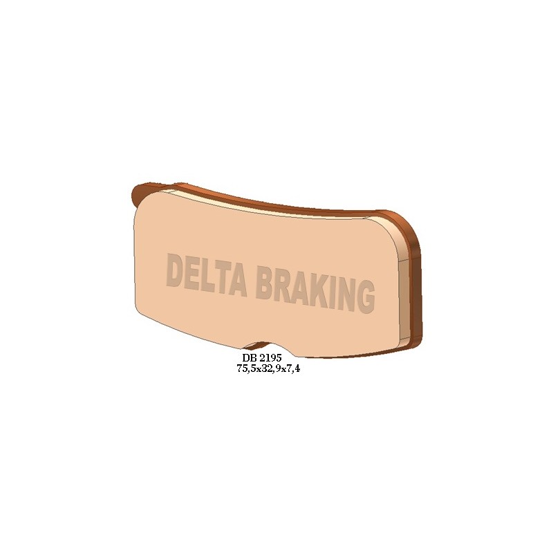 DELTA BRAKING KLOCKI HAMULCOWE KH474 CAN-AM SPYDER RS / RS-S / RT / RT LTD / RT-S '10-12, RS SE5 / SM5 '08-09 PRZÓD STRONA LEWA 