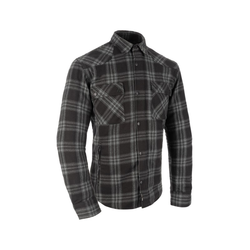 OXFORD KOSZULA MOTOCYKLOWA MĘSKA KICKBACK 3.0 KOLOR SZARY ROZMIAR XXL (2XL)