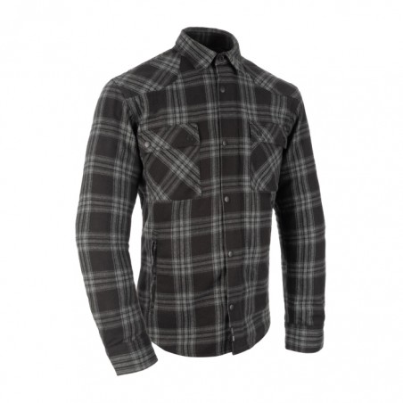 OXFORD KOSZULA MOTOCYKLOWA MĘSKA KICKBACK 3.0 KOLOR SZARY ROZMIAR XXL (2XL)