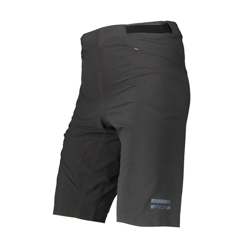 LEATT (2021/2022) SPODENKI MTB 1.0 SHORTS BLACK KOLOR CZARNY ROZMIAR XS